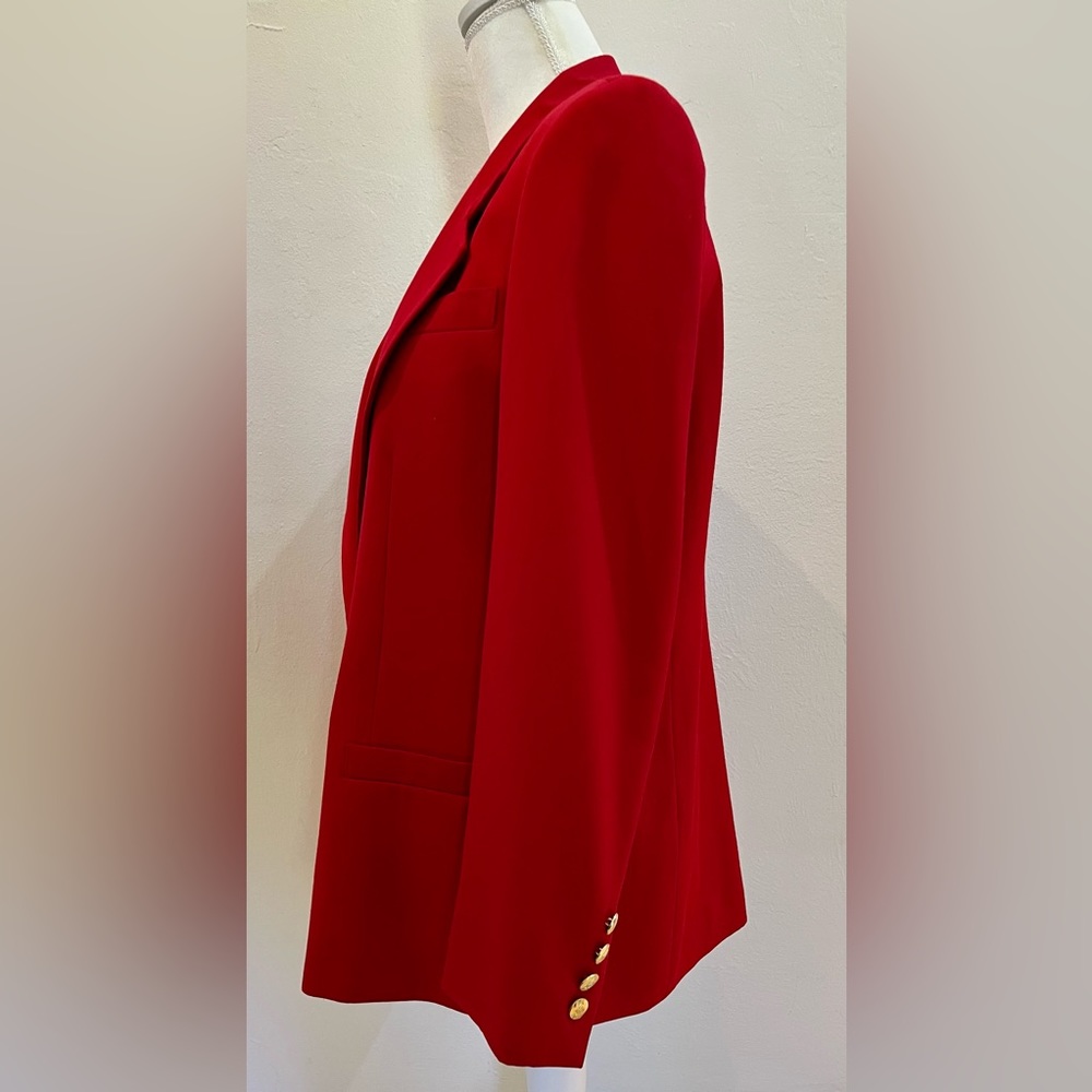 Austin reed 100% wool red blazer - Picture 3 of 7